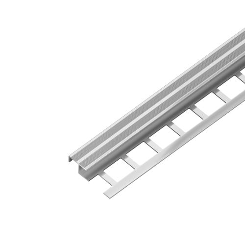 AC SP19/2 schodová lišta, 12,5 mm,hliník prírodný 2,5 m, nášľap 20x8 mm