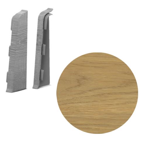 AP28/1 koncovka Ľ+P pre soklovú lištu SG75, PVC