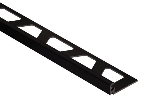 Schlüter-JOLLY-AGSG ukončovacia lišta "L", hliník elox čierny lesk, v: 10 mm, d: 2,5 m