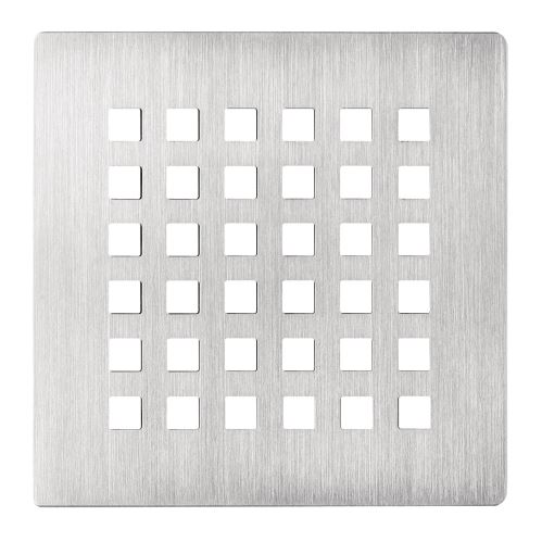 Schlüter-KERDI-DRAIN rošt, nerez kartáč V2A, 10x10 cm, D3 Square, 1 ks