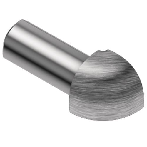 Schlüter-RONDEC-ACGB vonk. roh k ukonč. l. "C", hliník elox chróm kartáč, v: 11 mm, 1 ks