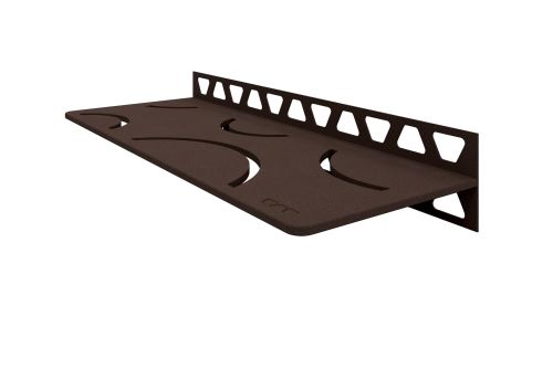 Schlüter-SHELF-W-S1 polica do sprchy, bronzová, 300x115 mm, 1 ks, Curve