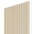 WALL CONCEPT akustický panel kašmír, biely filc + MDF, 2750x604x21 mm, 1,66 m2