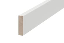 AP35/1 soklová lišta TYP 126 ACARA, MDF + fólia biela, 60 mm, 12 mm, 2,7 m