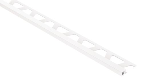 Schlüter-QUADEC-PQ ukončovacia lišta "Q", PVC snehobiela, v: 6 mm, d: 2,5 m