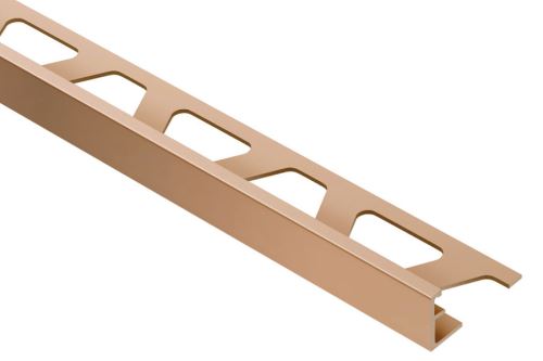 Schlüter-SCHIENE-AK ukončovacia lišta "L", hliník elox meď mat, v: 12,5 mm, d: 2,5 m
