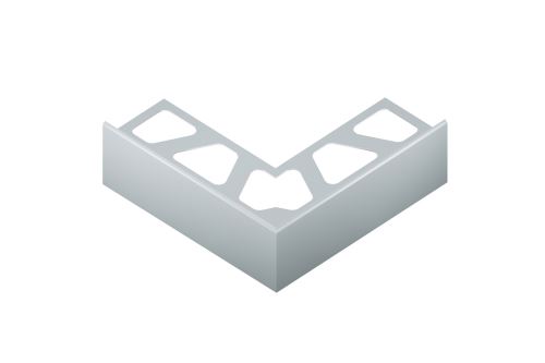 Schlüter-BARA-RTC vonk. roh 90 st., hliník kom. sivá metalíza, v: 20 mm, v2: 100 mm, 1 ks