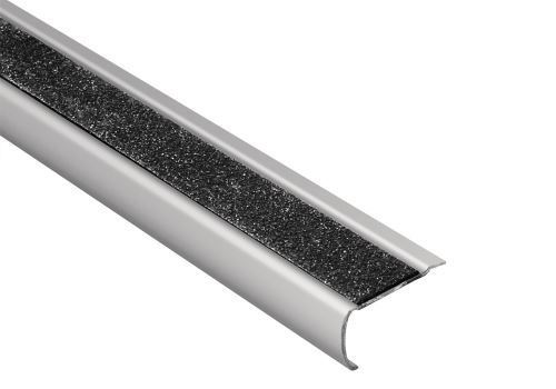 Schlüter-TREP-G schod. lišta, nerez grafit. čierna, v: 2 mm, d: 1 m, graphits