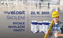 Školenia VELOSIŤ - Rýchle nivelačné hmoty