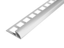 SP14/4 ukončovacia lišta C ACARA, PREMIUM, hliník elox striebro, 12,5 mm, 2,5 m