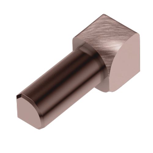 Schlüter-RONDEC-AKGB vnút. roh k ukonč. lište "C", hliník elox meď kartáč, v: 10 mm, 1 ks