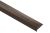 Schlüter-VINPRO-STEP schod. lišta pre vinyl, elox ant. bronz kartáč, v: 12,5 mm, d: 2,5 m