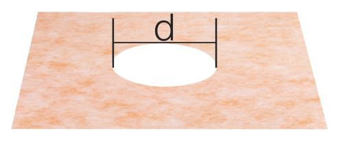 Schlüter-KERDI hydroizolačná manžeta, 1500 x 1500 mm, 1 ks