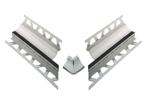 Schlüter-DILEX-HKS sada rohov, nerez grafit. čierna V4A, v: 10 mm, v2: 7 mm, 1 ks