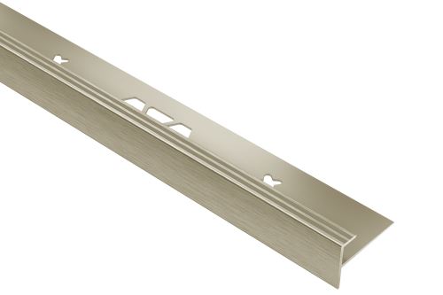 Schlüter-VINPRO-STEP schodová lišta pre vinyl, hliník elox titán kartáč, v: 5 mm, d: 2,5 m