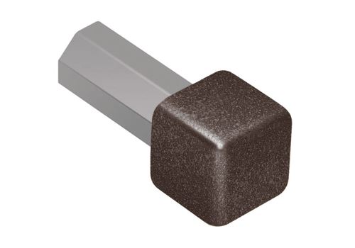 Schlüter-QUADEC-TS vonk. roh k ukonč. lište "Q", hliník kom. tm. antracit, v: 4,5 mm, 1 ks