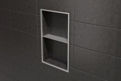 Schlüter-SHELF-N-S1 polica do sprchy, krémová, 300x87 mm, 1 ks, Square