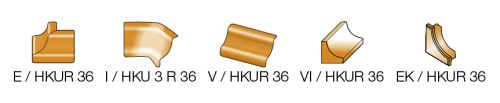 Schlüter-DILEX-HKU vonkajší roh k žliabkovej lište, nerez V2A, r: 36 mm, 1 ks