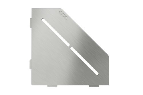 Schlüter-SHELF-E-S2 polica do sprchy, nerez kartáč V2A, 195x195 mm, 1 ks, Pure