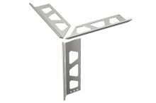 Schlüter-FINEC-E sada rohov k lište pre kamenický roh, nerez V2A, v: 11 mm, 1 ks
