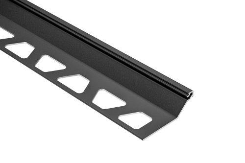 Schlüter-FINEC-SQ-TS ukonč. lišta "Q", hliník kom. svetlý antracit, v: 12,5 mm, d: 2,5 m