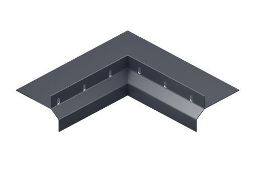 Schlüter-BARA-RKL vnút. roh 90 st. k balk. lište, hliník kom. čiernohnedá, v: 40 mm, 1 ks