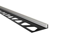 Schlüter-SHOWERPROFILE-SA spádový klin, nerez komaxit strukt. béžovosivá, v: 5 mm, d: 2 m