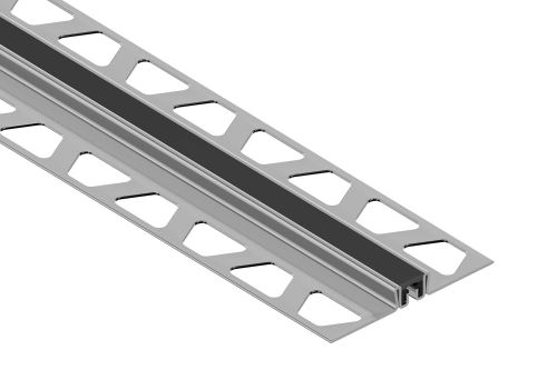 Schlüter-DILEX-EKSN lišta pre obvodové škáry, grafit. čierna V2A, v: 21 mm, d: 2,5 m