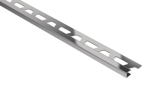 Schlüter-QUADEC-MC ukončovacia lišta "Q", mosadz chrómovaná, v: 15 mm, d: 2,5 m