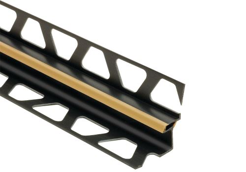 Schlüter-DILEX-EKE lišta pre kútové škáry, PVC svetlo béžová, v: 9 mm, v2: 8 mm, d: 2,5 m