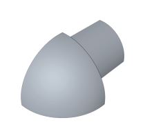 SP15/1 vonkajší roh pre ukončovacie lišty C ACARA, PVC tm. sivá, 6 mm, 2 ks SP15/1 vonkajší roh pre ukončovacie lišty C ACARA, PVC tm. sivá, 6 mm, 2 ks