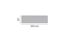 Schlüter-SHELF-N-S1 polica do sprchy, krémová, 300x87 mm, 1 ks, Floral (2)