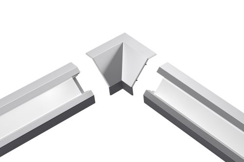 Schlüter-LIPROTEC-LLE vnútorný roh k LED profilu, hliník elox prírodný, v: 16 mm, 1 ks
