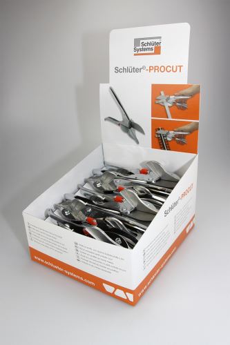Schlüter-PROCUT-PSF nožnice na profily, 10 ks v predajnom displeji