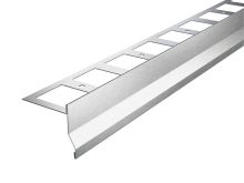 BP9/1 balkónová lišta ACARA, nerez V2A s odkvapničkou, 13,5 mm, 85 mm, 2,5 m