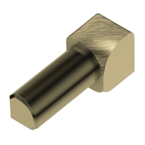 Schlüter-RONDEC-AMGB vnút. roh k ukonč. l. "C", hliník elox mosadz kartáč, v: 6 mm, 1 ks