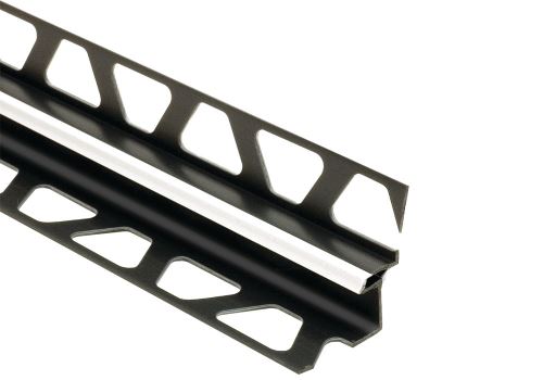 Schlüter-DILEX-EKE lišta pre kútové škáry, PVC snehobiela, v: 8 mm, v2: 7 mm, d: 2,5 m