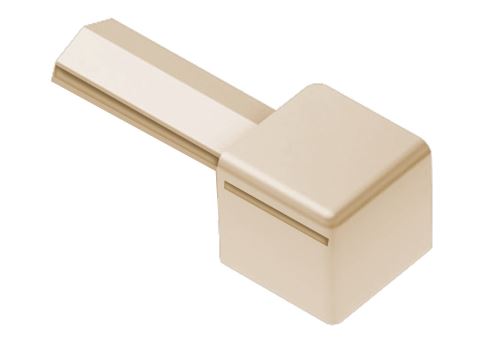 Schlüter-QUADEC-PQ vonkajší roh k ukončovacej lište "Q", PVC bahama, v: 8 mm, 1 ks
