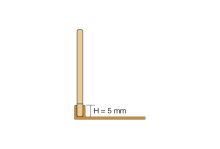 Schlüter-SHOWERPROFILE-SB spádový klin, nerez kartáč V2A, v: 22 mm, v2: 10 mm, d: 1,6 m (2)