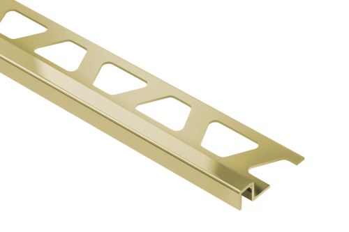 Schlüter-DECO-M ukončovacia lišta, mosadz prírodný, v: 11 mm, š: 6 mm, d: 2,5 m