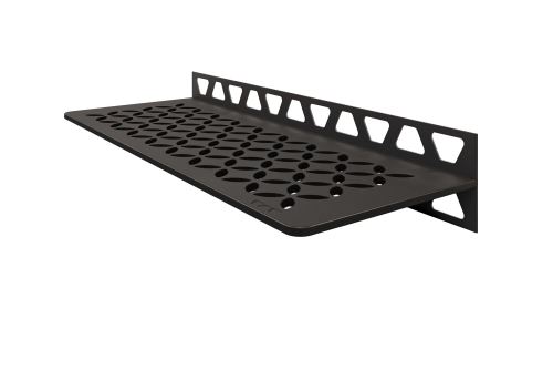 Schlüter-SHELF-W-S1 polica do sprchy, tmavý antracit, 300x115 mm, 1 ks, Floral