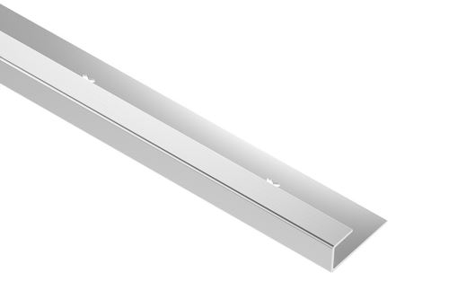 Schlüter-VINPRO-S ukončovacia lišta pre vinyl, hliník elox chróm kartáč, v: 6 mm, d: 2,5 m