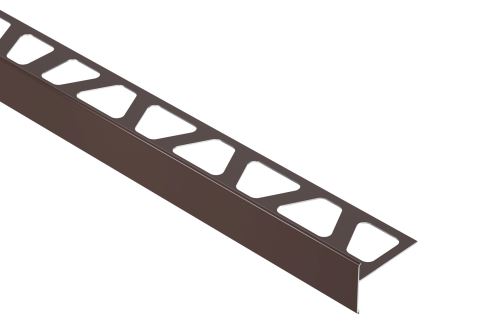 Schlüter-BARA-RTC balk. lišta, hliník komaxit čiernohnedá, v: 20 mm, v2: 60 mm, d: 2,5 m