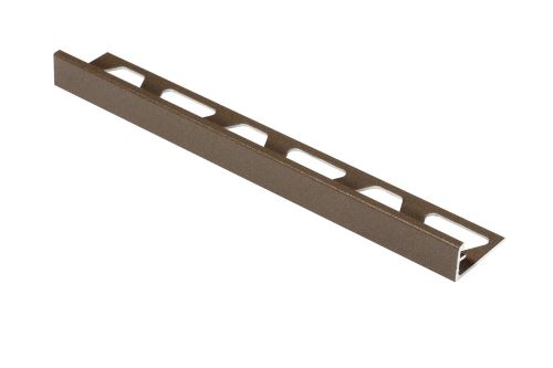 Schlüter-SCHIENE-TS ukonč. lišta "L", hliník komaxit strukt. béžová, v: 6 mm, d: 2,5 m