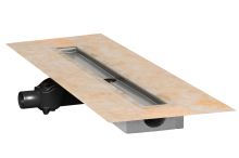 Schlüter-KERDI-LINE-F lineárny žľab, nerez V2A, v: 97 mm, DN 50, 1500 mm, 1 ks (4)