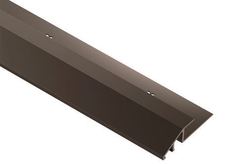 Schlüter-VINPRO-U prechod. lišta pre vinyl, elox antický bronz kartáč, v: 6,5 mm, d: 2,5 m