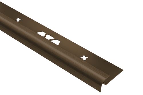 Schlüter-VINPRO-RO ukonč. lišta pre vinyl, elox antický bronz kartáč, v: 4 mm, d: 2,5 m