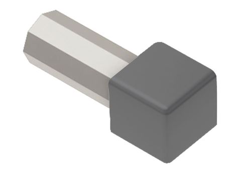 Schlüter-QUADEC-AC vonk. roh k ukonč. lište "Q", hliník kom. sivá, v: 4,5 mm, 1 ks