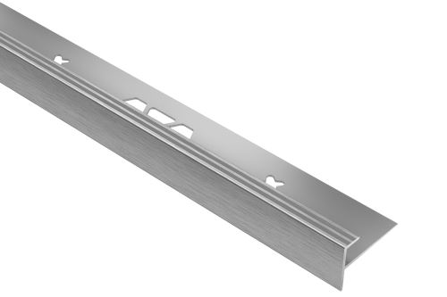 Schlüter-VINPRO-STEP schodová lišta pre vinyl, hliník elox chróm kartáč, v: 3 mm, d: 2,5 m
