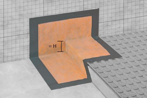 Schlüter-KERDI-KERS tesniaca tvarovka, v: 20 mm, 1 ks, 20R